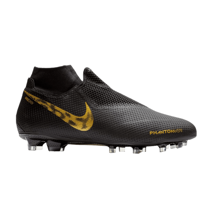 

Бутсы Nike Phantom Vision Pro DF FG 'Black Gold', черный