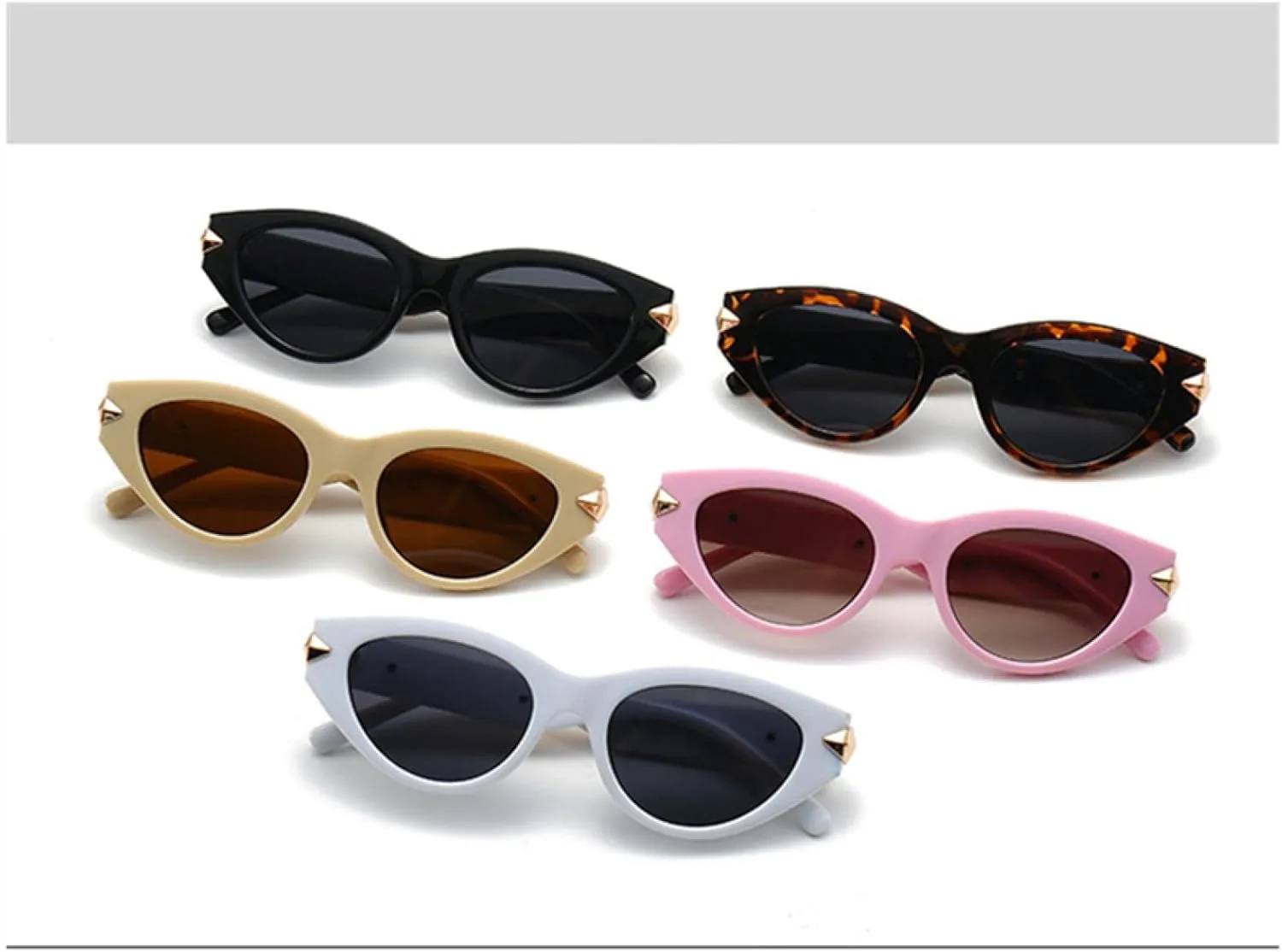 

Женские солнцезащитные очки класса люкс в винтажном стиле с зеркальными линзами, модные, для активного отдыха, с защитой от УФ-излучения UV400 TOIPASTN, C5white