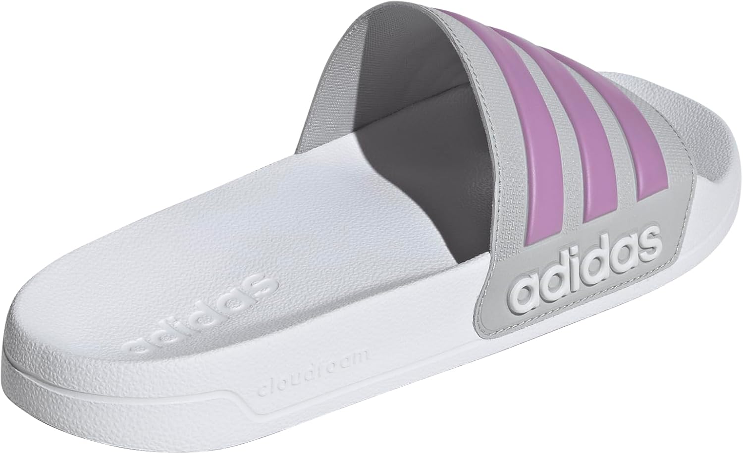 Сланцы для душа adidas Adilette для взрослых унисекс, фиолетовый/серый — фото 3