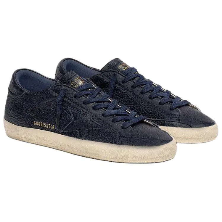 Кроссовки для скейтбординга низкие Golden Goose Navy Blue — фото 4