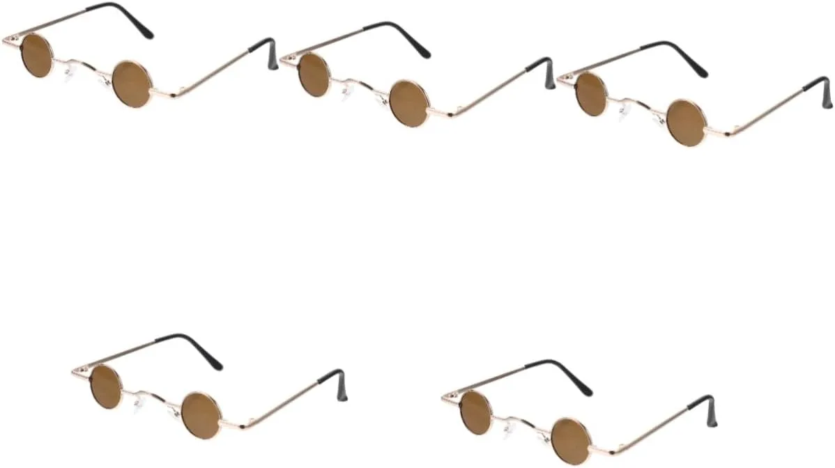 

VALICLUD Винтажные солнцезащитные очки для женщин, ретро-очки в стиле хиппи, очки для активного отдыха, очки для вечеринок, очки для пляжных вечеринок, Multix5pcs