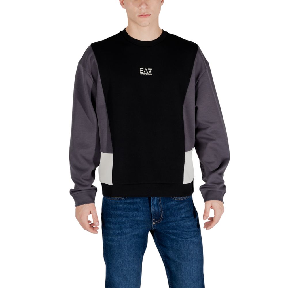 

Черный хлопковый свитер Armani Ea7 Emporio