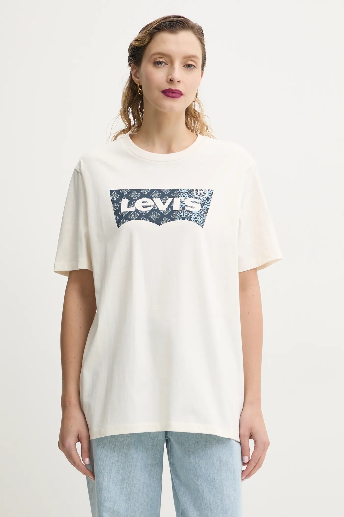 

Футболка из хлопка Levi'S, бежевый