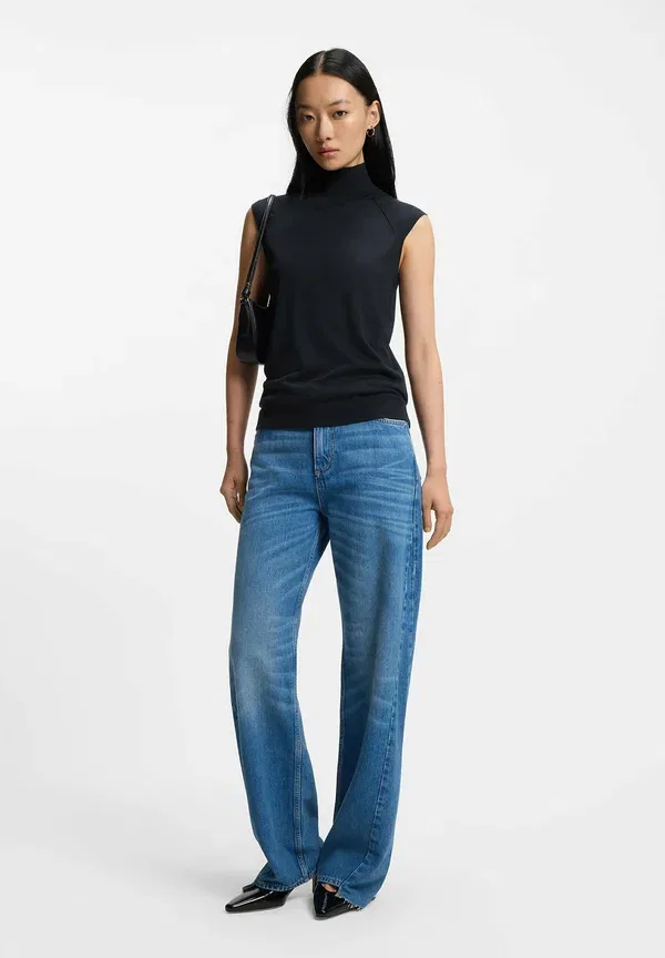 Футболка Fipini basic t-shirt Boss, темно-синий — фото 2