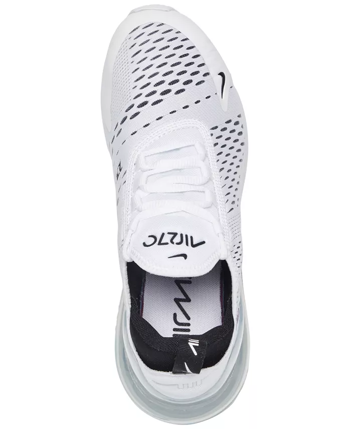 Женские повседневные кроссовки Air Max 270 от Finish Line Nike, белый — фото 4