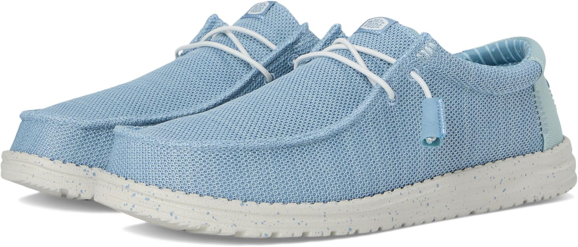 

Лоферы Hey Dude Wally Stretch Sox, цвет Cloud Blue/Dawn Blue