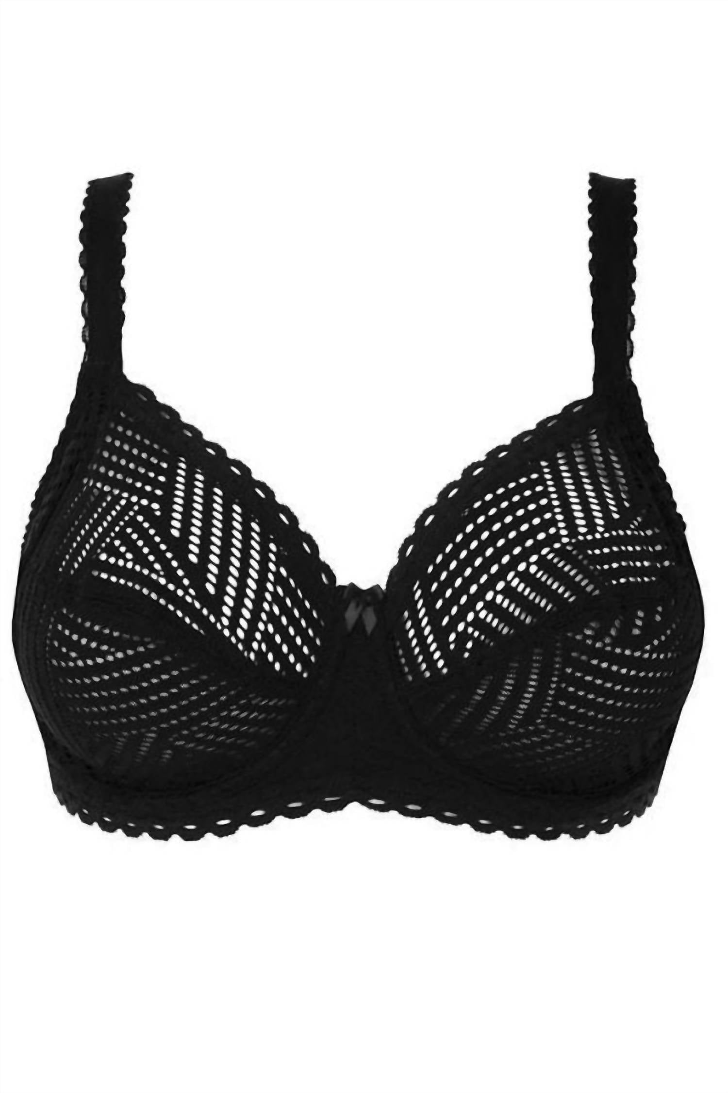 

Женский бесшовный бюстгальтер из трех частей в черном цвете Antigel Boudoir de Filles