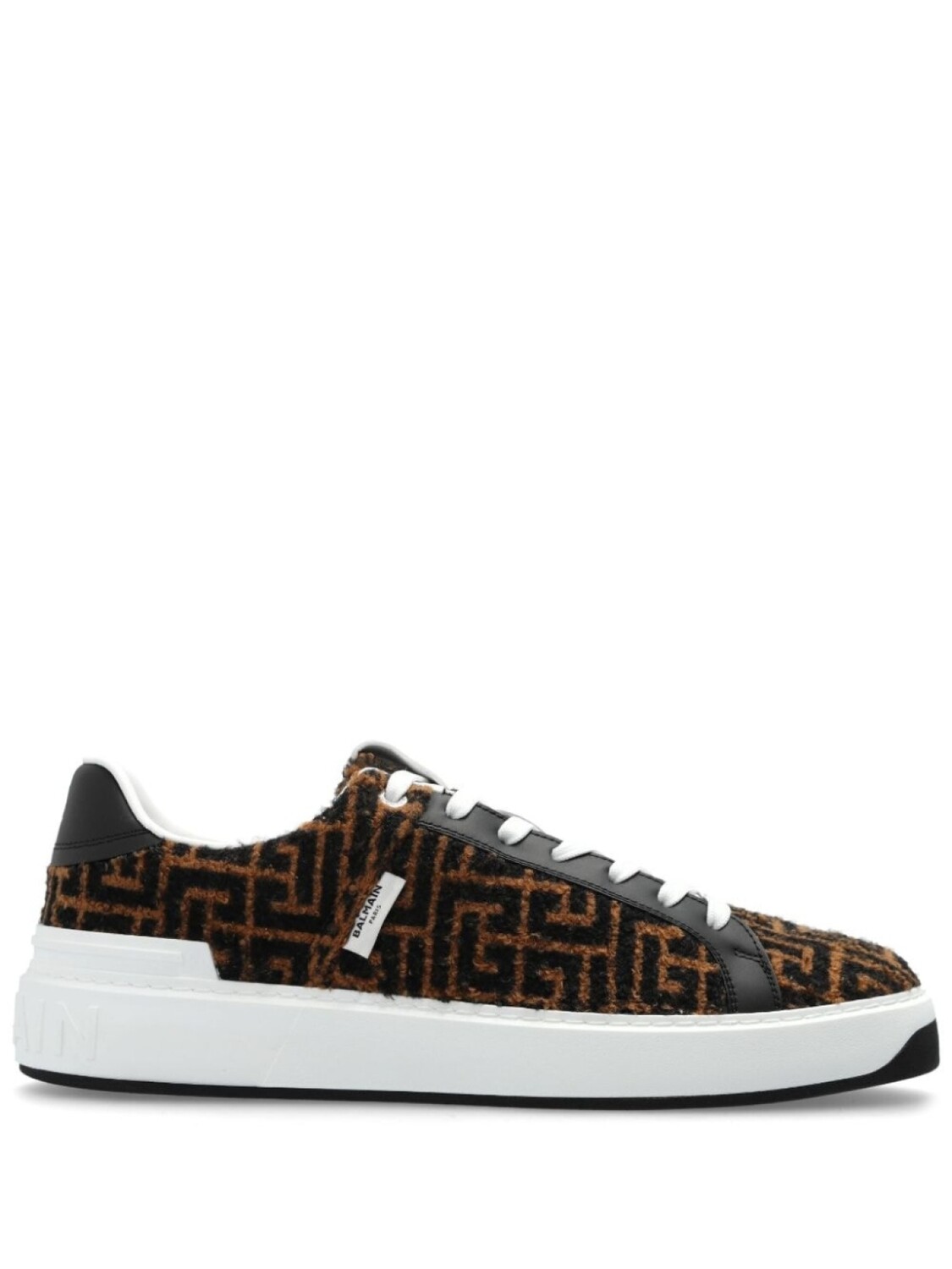 

Balmain кроссовки B-Court, коричневый