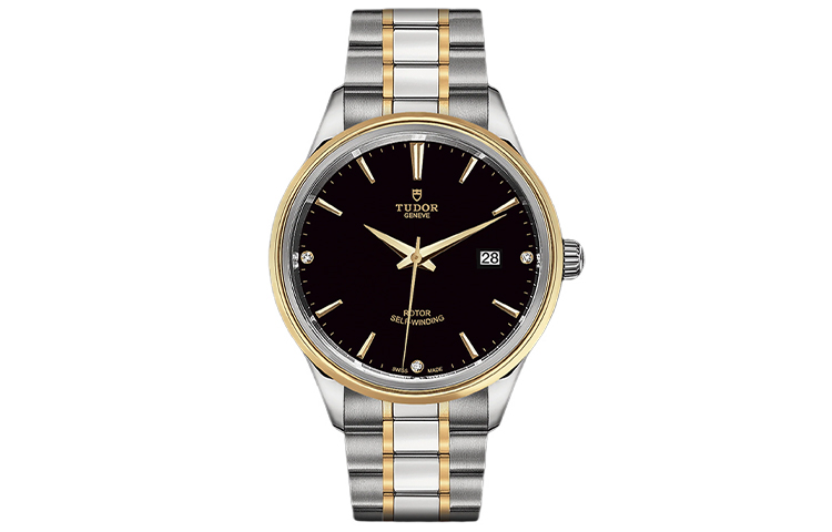 

TUDOR Часы Men's Wind Style Collection Watch, Black Dial