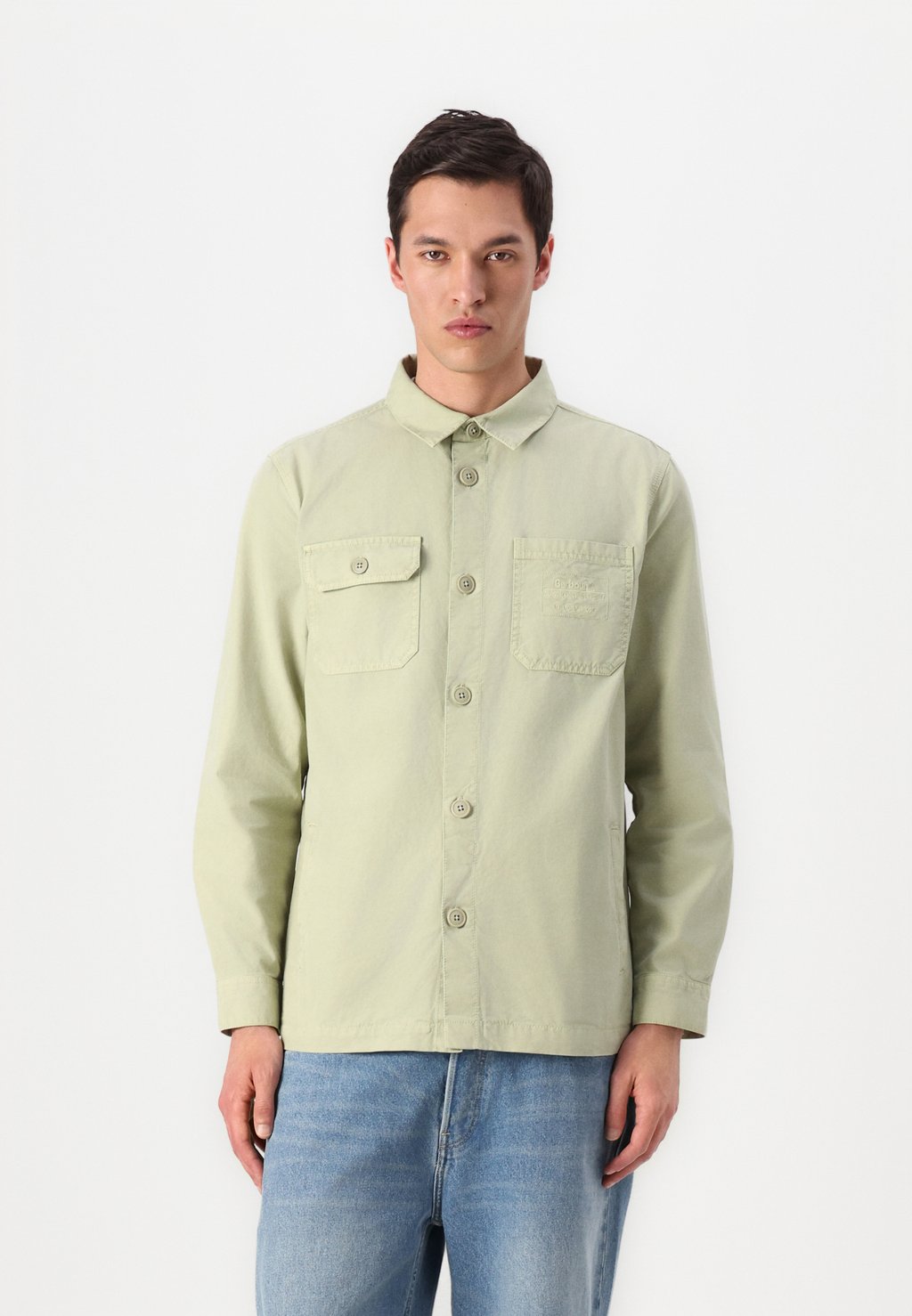 

Рубашка CLACTON OVERSHIRT Barbour, мятный
