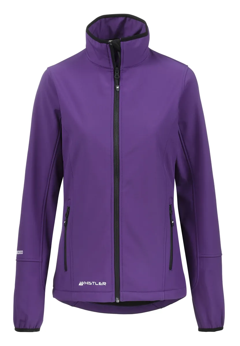 

Куртка WHISTLER Softshell "Covina" из водонепроницаемого и ветронепроницаемого функционального материала, фиолетовый