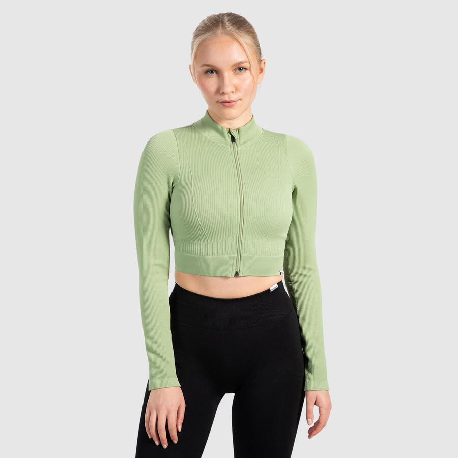 

SMILODOX Женская тренировочная куртка компрессионная куртка Zeya зелёная