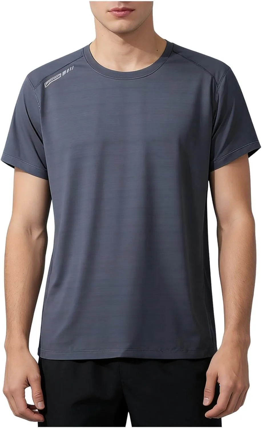 

Мужская футболка Performance с коротким рукавом для спорта, быстросохнущая Lmdudan