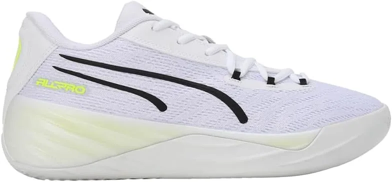 Кроссовки для легкой атлетики PUMA Unisex All-pro Nitro, белый/зеленый — фото 3