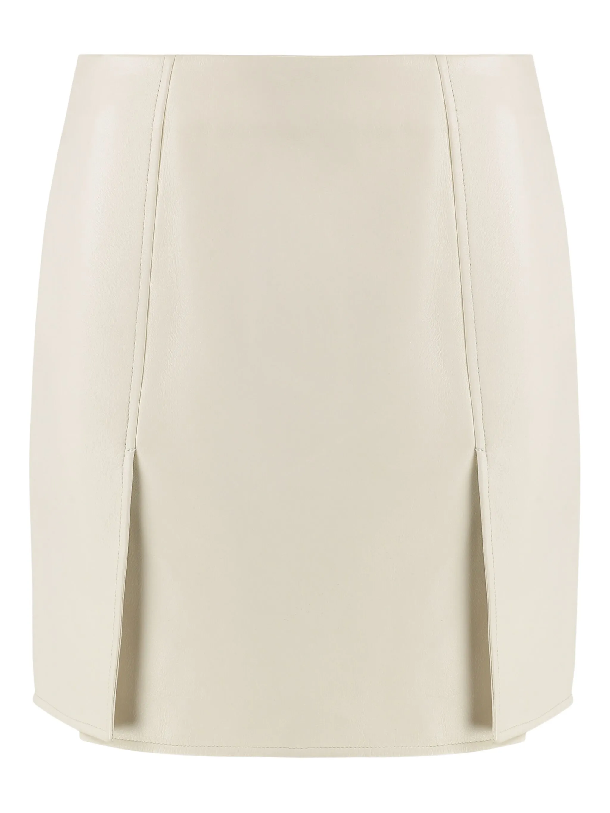 

Кожаная юбка мини Tod'S, белый