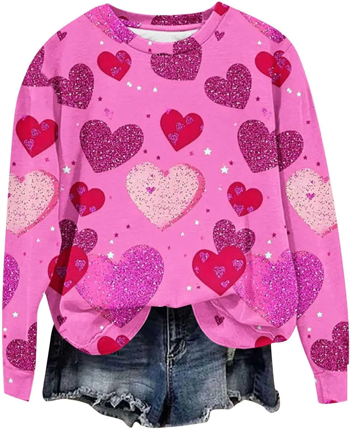 

Свитшот с принтом в виде сердца Furundly