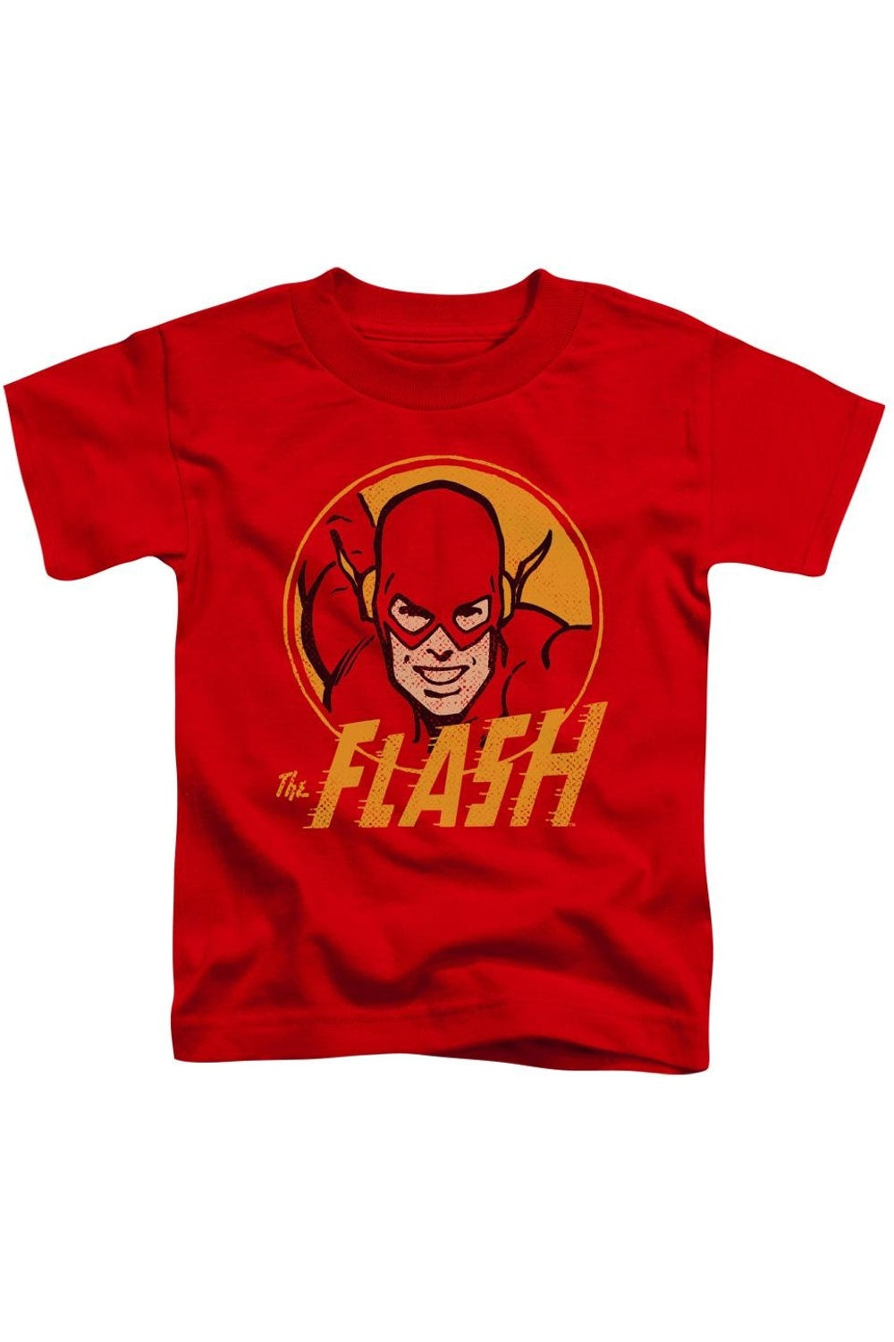 

Футболка с коротким рукавом для малышей DC Comics Flash с круговым принтом Gildan, красный
