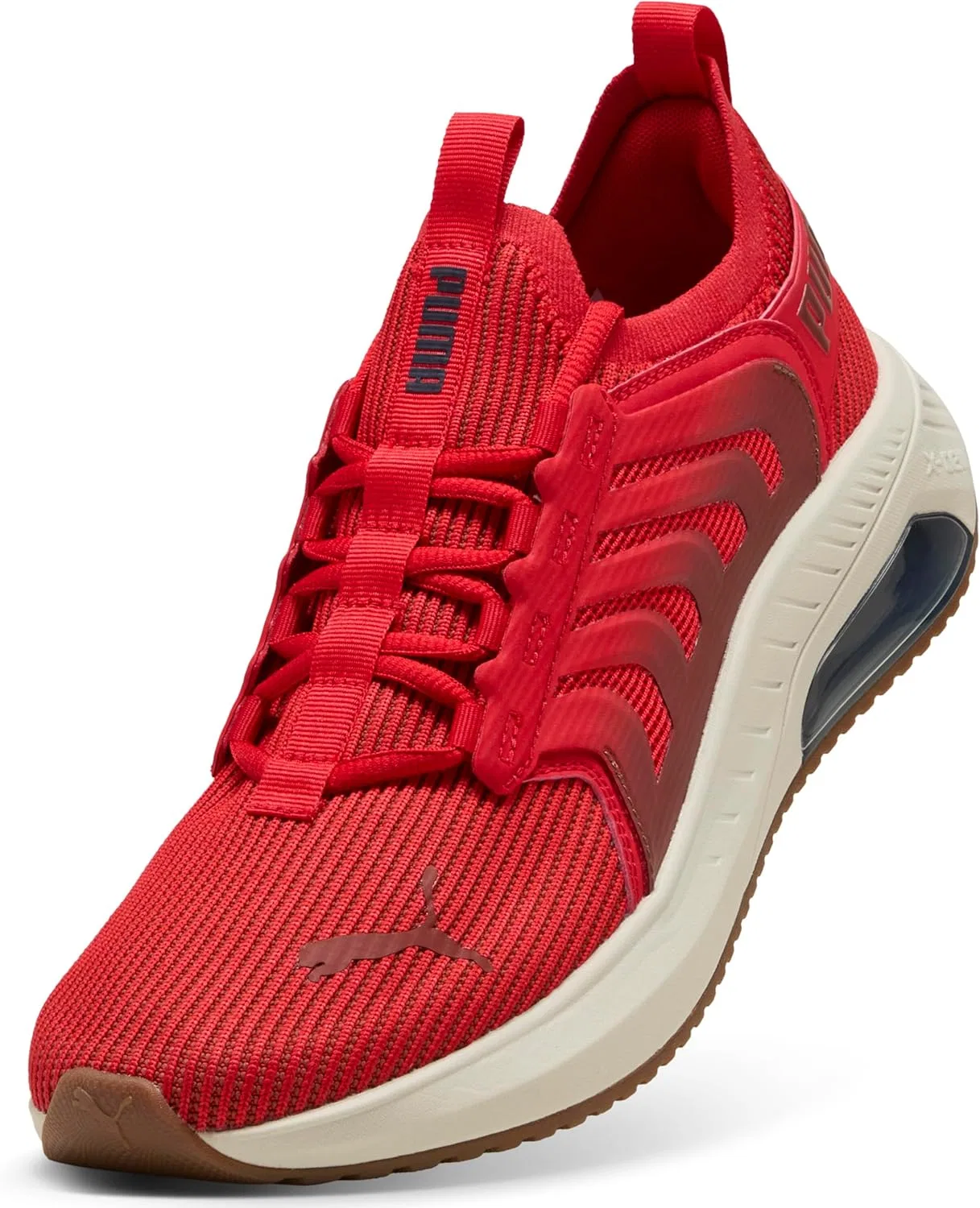 Кроссовки Puma Ayro Straßen-Laufschuhe für Herren, For All Time Red Alpine Snow Puma Navy — фото 2
