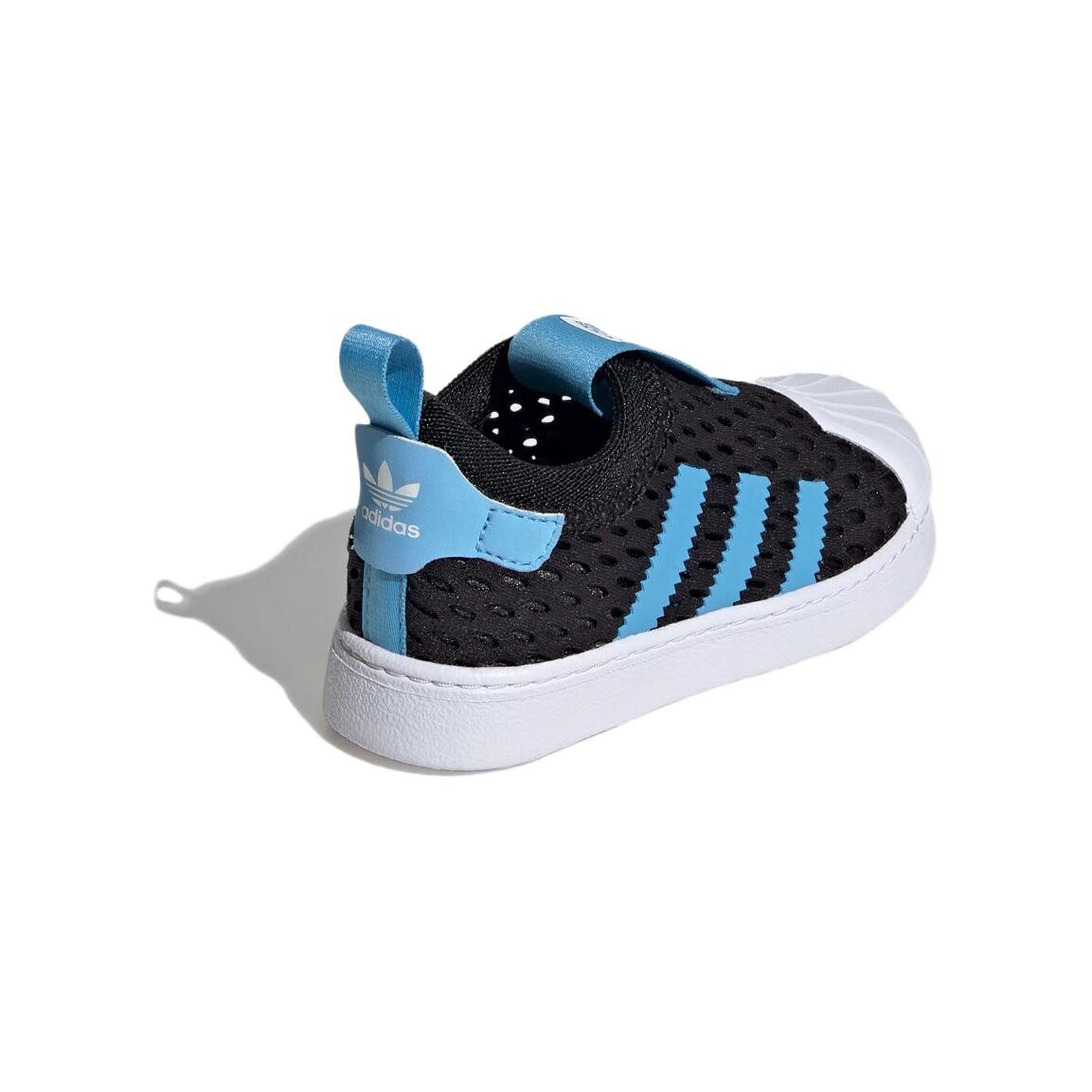 Кроссовки для малышей adidas originals Superstar Series TD, Black/Blue/White — фото 4