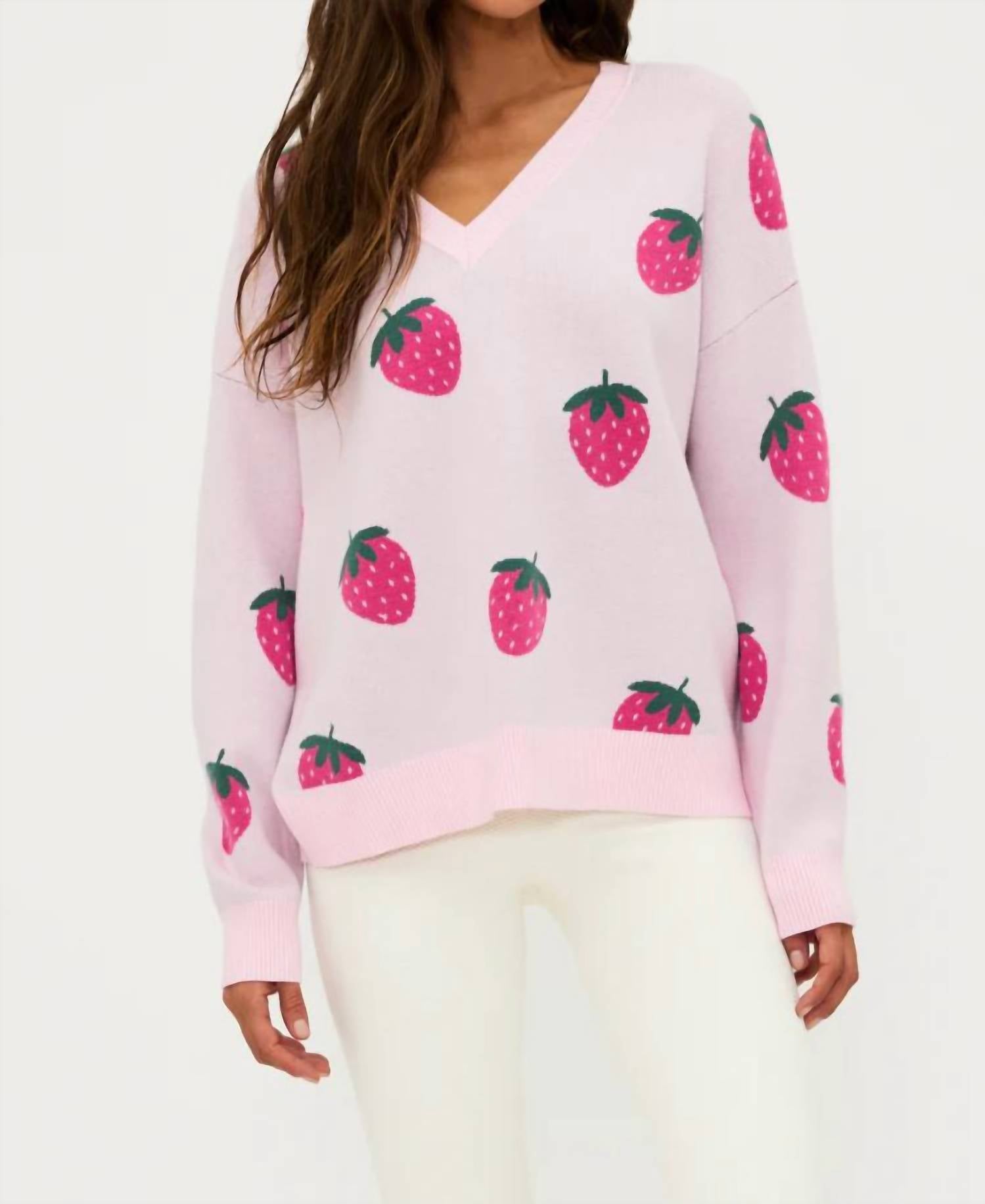 

Свитер Joey в цвете клубника Beach Riot, Strawberry