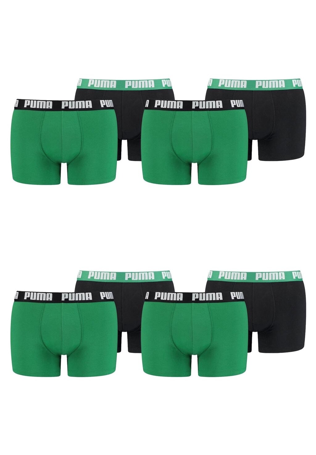 

Боксеры 8 PACK Puma, цвет amazon green