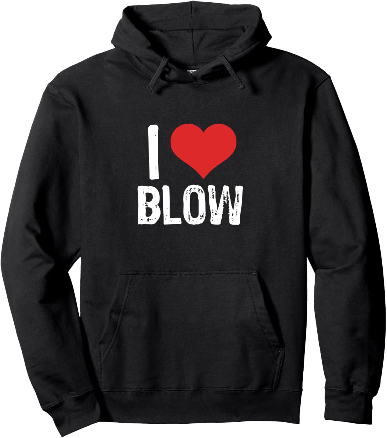 

Толстовка с надписью «I Love Blow» The "I Love Everything" Shop, черный