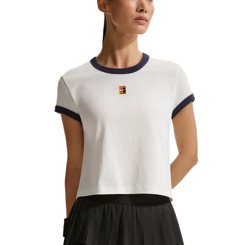 Футболка Club T Shirts женская белая с круглым вырезом Nike, White