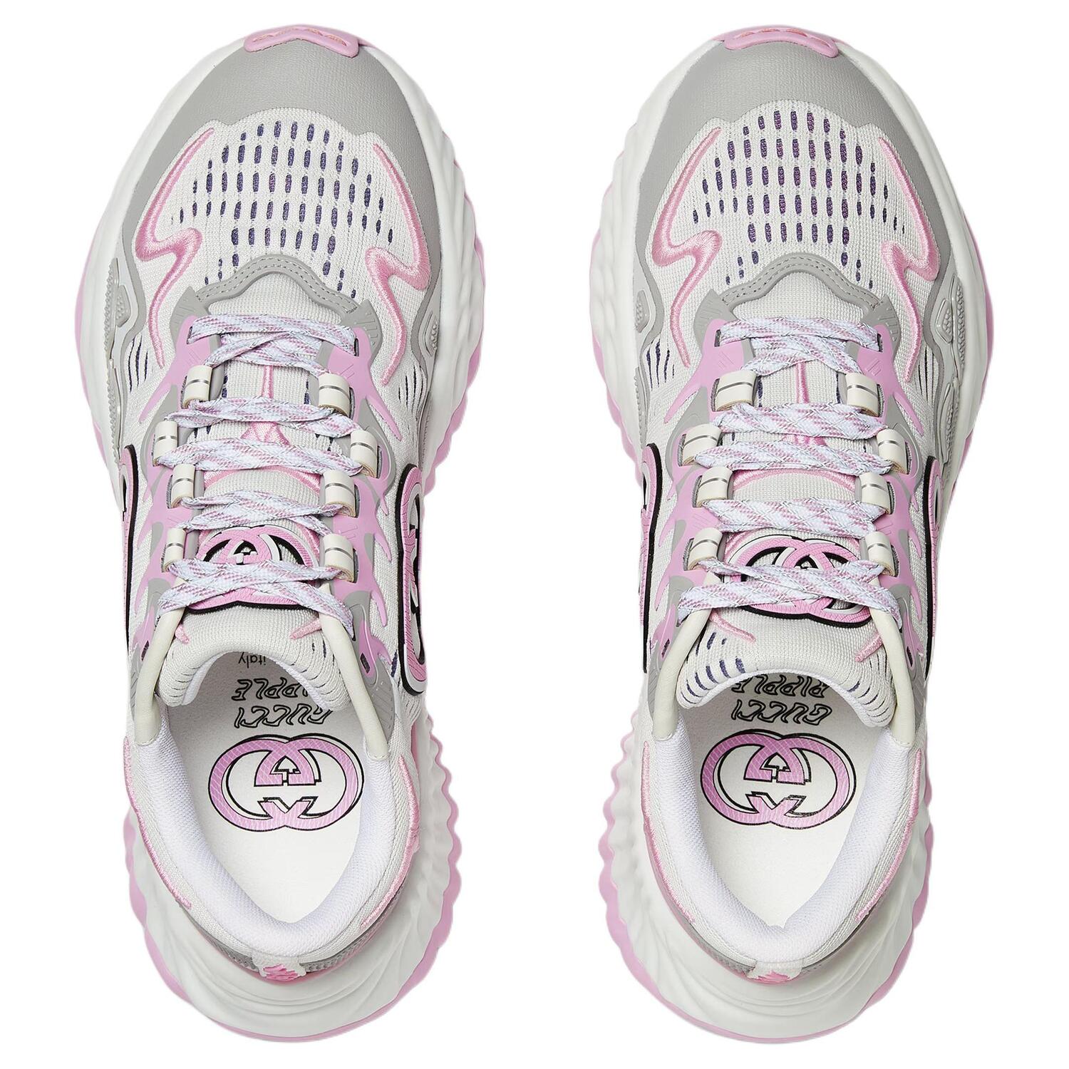 Ripple Low-Top Повседневные Кроссовки Женские Розовые GUCCI — фото 4