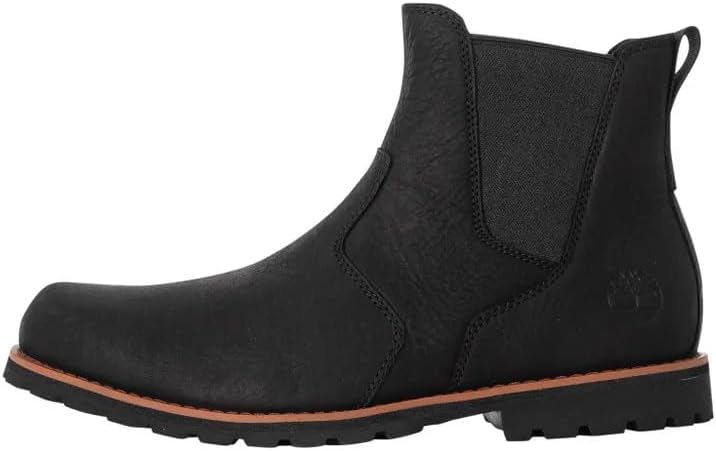 Мужские классические ботинки челси Timberland, Black Traction Nwp — фото 2