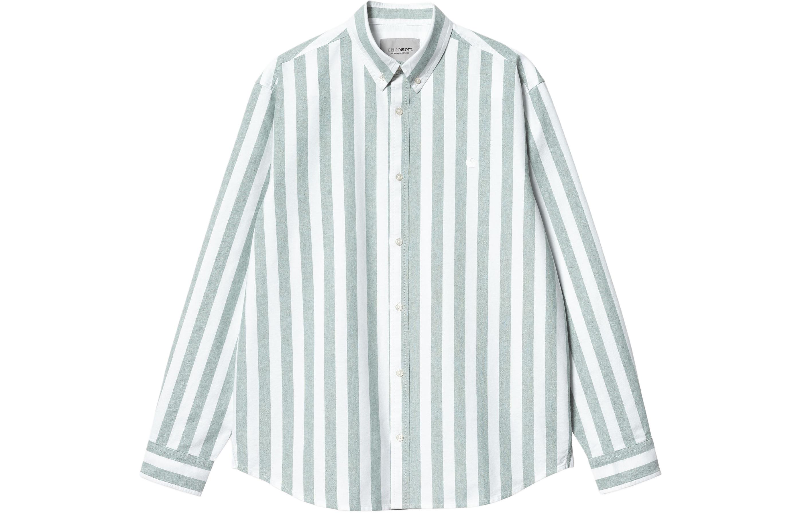

Полосатая рубашка на пуговицах Carhartt WIP, зеленый