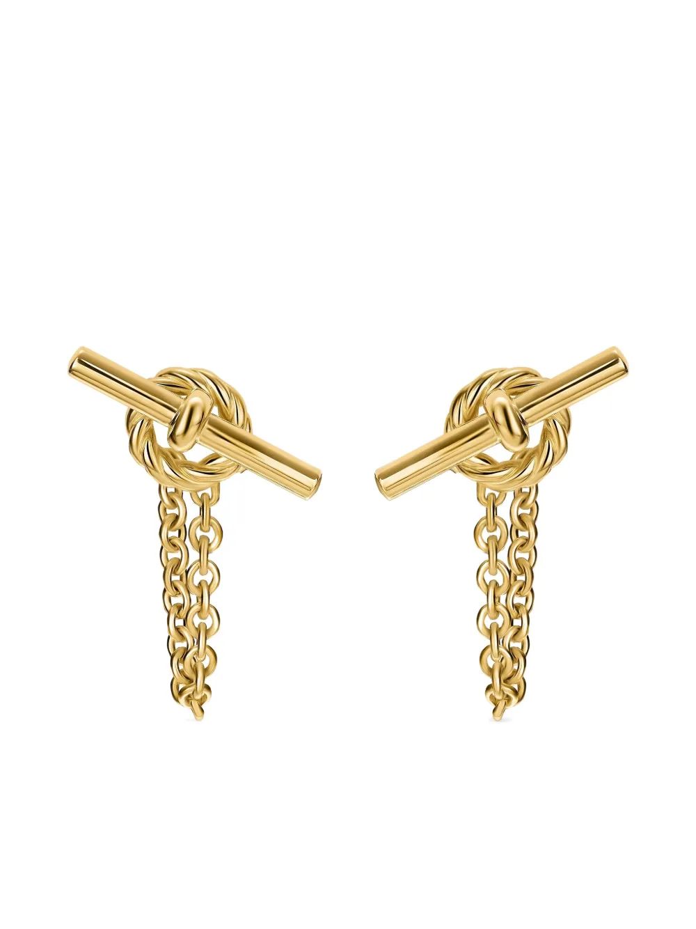 

Золотые серьги DY Mercer David Yurman, золотой