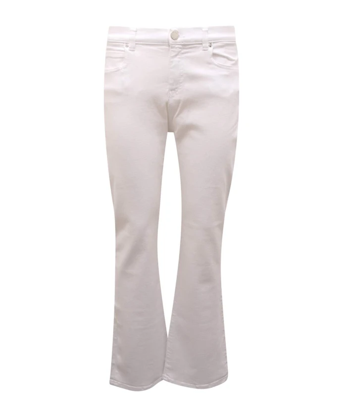 

Джинсовые брюки-клеш Бренда Pinko, белый