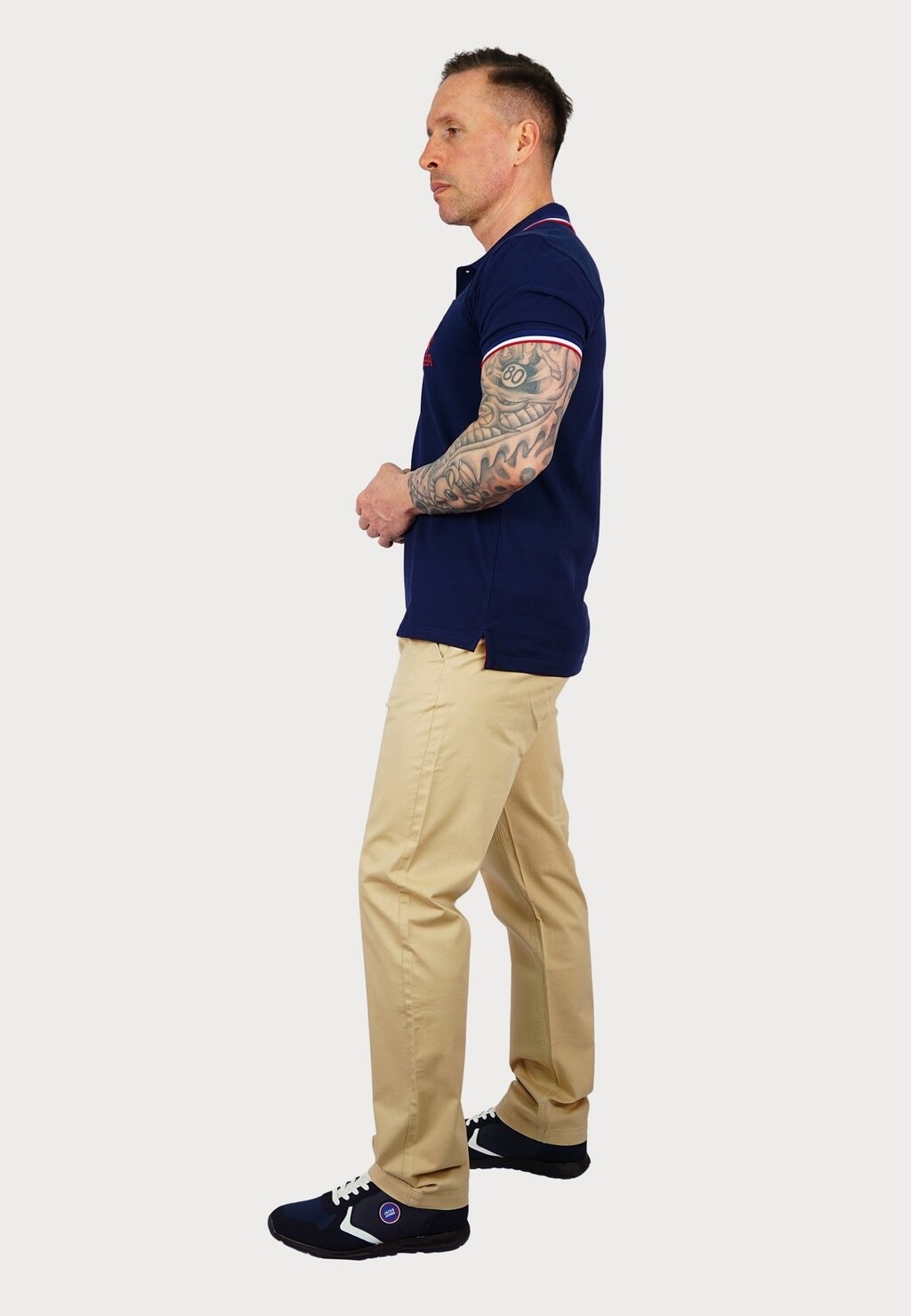 

Льняные брюки U.S. Polo Assn., бежевые