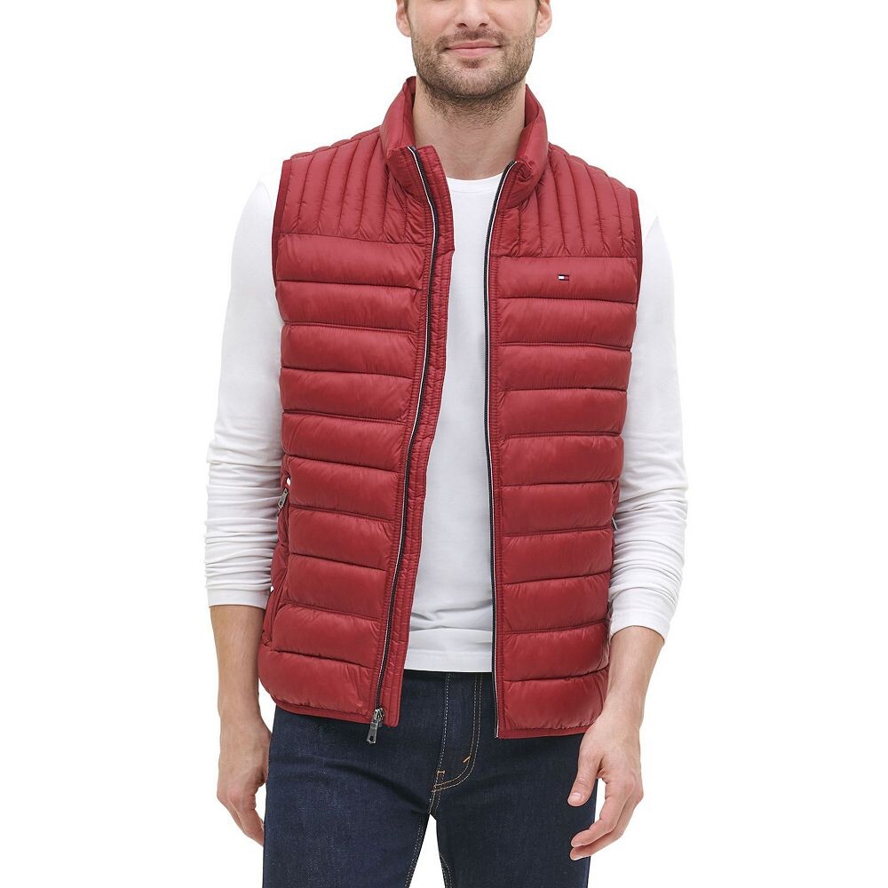 

Мужской стеганый жилет Tommy Hilfiger, красный