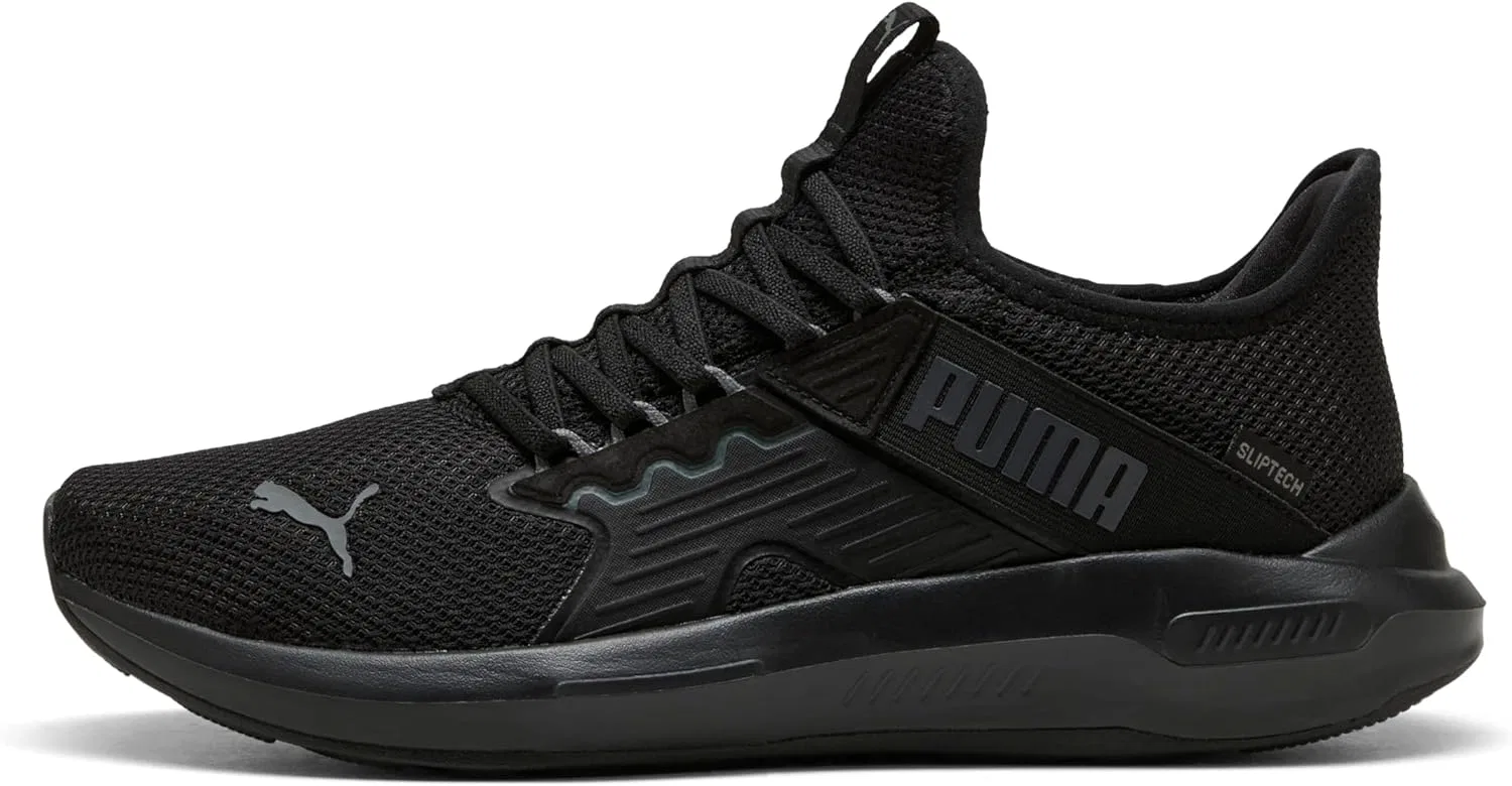 Кроссовки для бега по улицам PUMA Softride Enzo 5 Slip Tech Unisex, Puma Black, Cool, Dark Grey