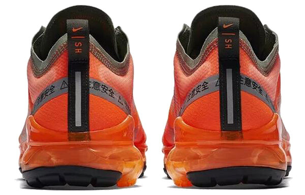 Кроссовки air vapormax 2019 total orange Nike, черный — фото 4