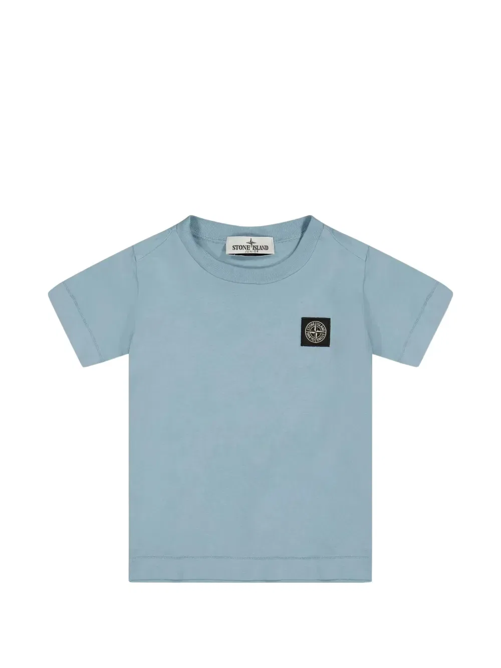 Футболка с нашивками Stone Island Junior, синий