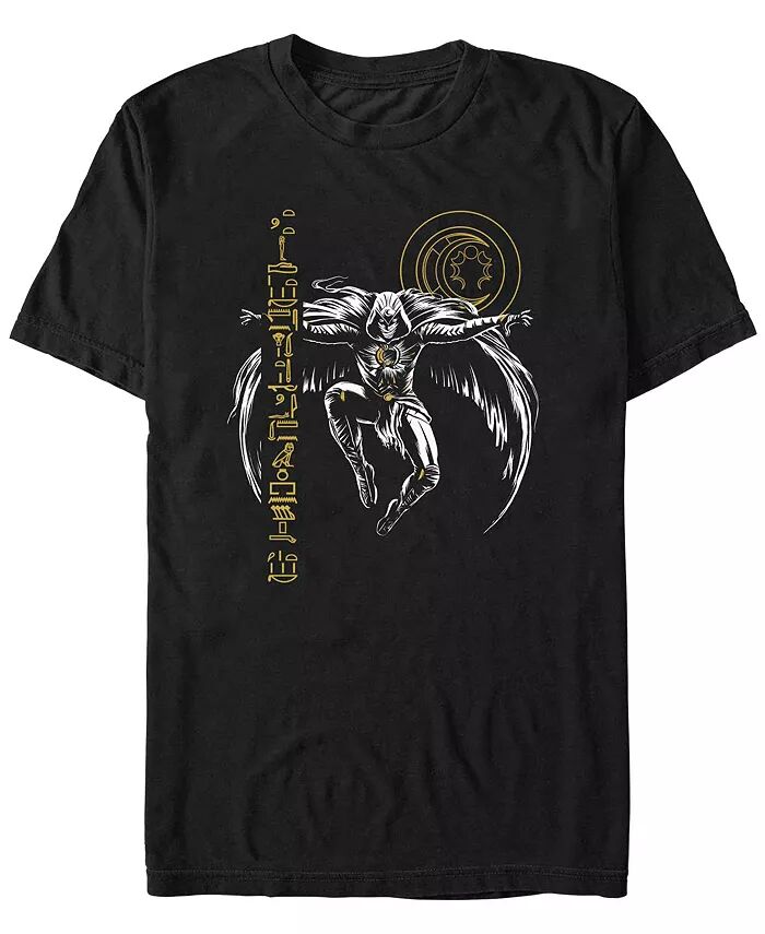 

Мужская футболка с коротким рукавом Moon Knight Glyph Lift Fifth Sun, черный
