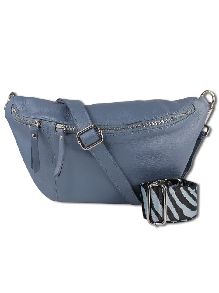 

Наплечная сумка Toscanto, цвет toscanto gürteltasche leder blau ca. 37cm