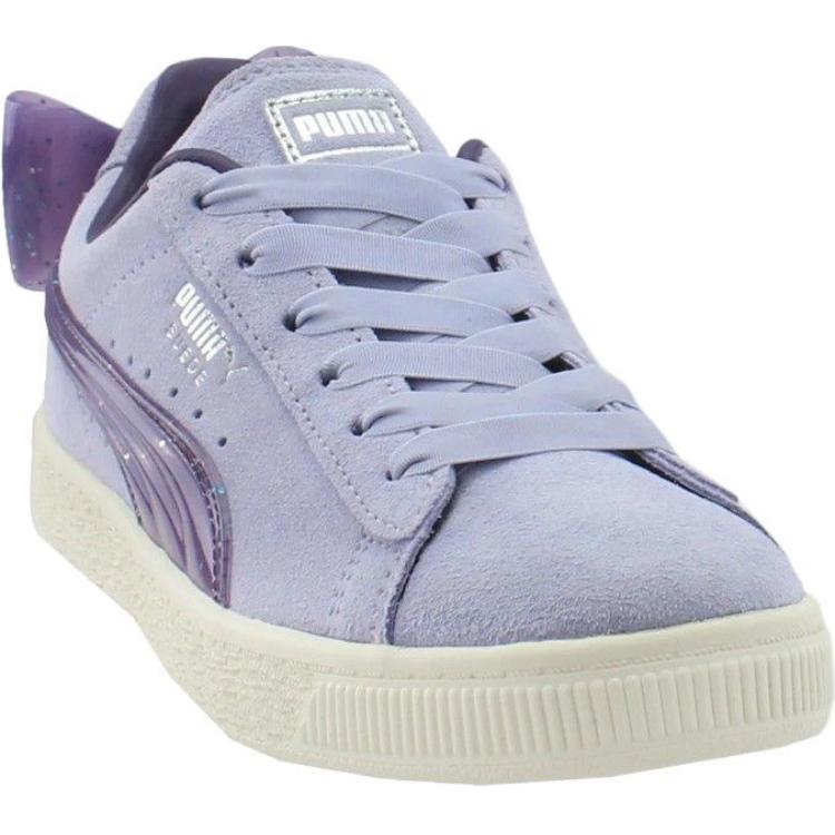 PUMA Кеды Suede Low top Kids' Skateboarding Shoes Purple Children Aged 3 7 Years Old — фото 4