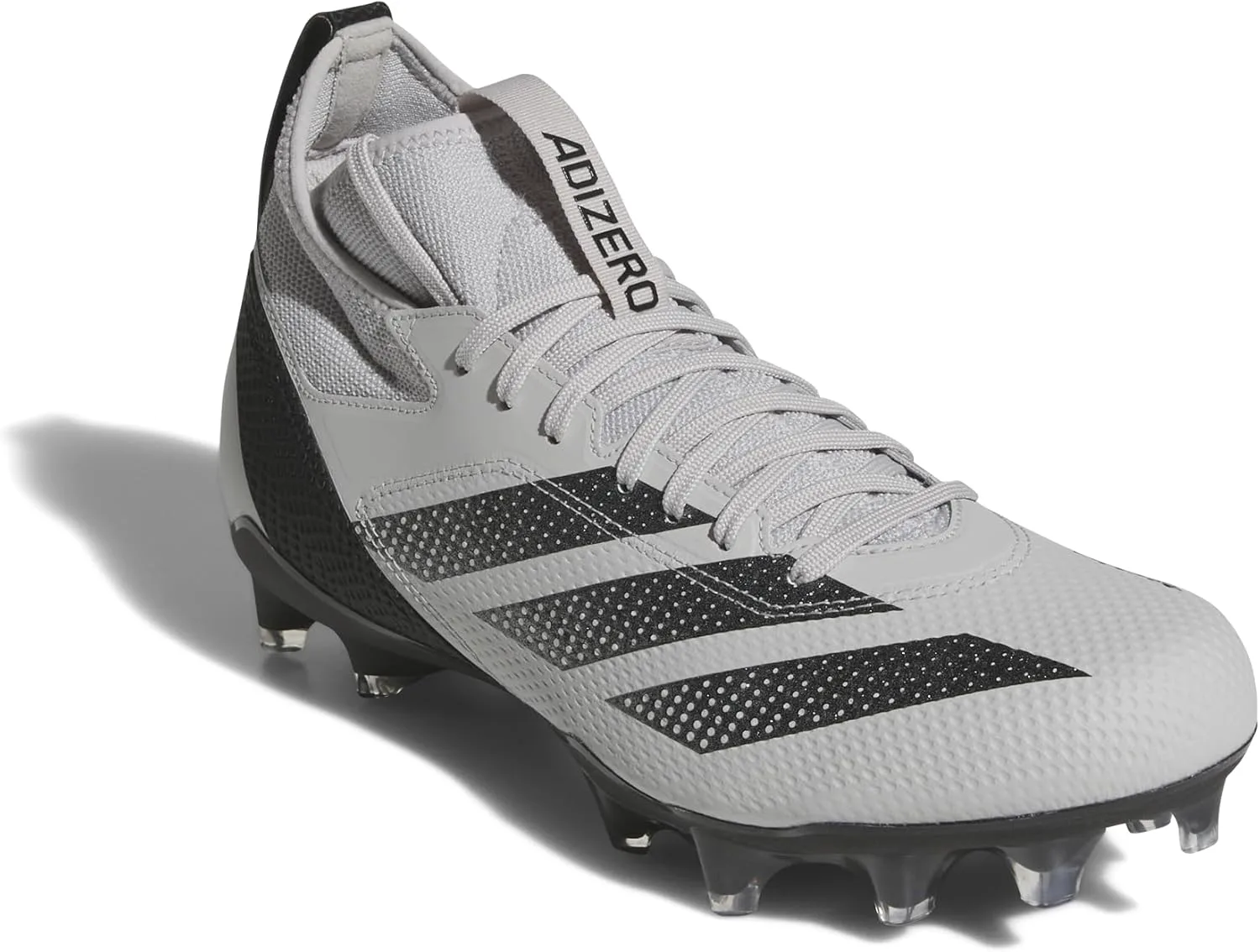 Футбольные бутсы Adidas Adizero Impact для взрослых, унисекс, серый/черный — фото 3