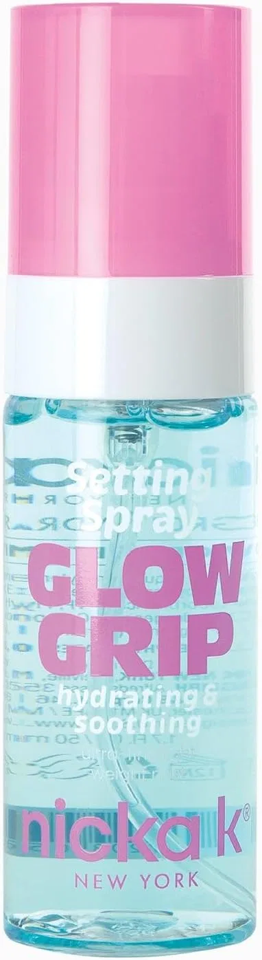 Спрей для лица Glow Grip увлажняющий Nicka K New York 1 шт бесцветный