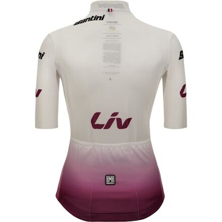 

Джерси TDF Femme Avec Zwift Best Young Rider женское Santini, цвет Bianco