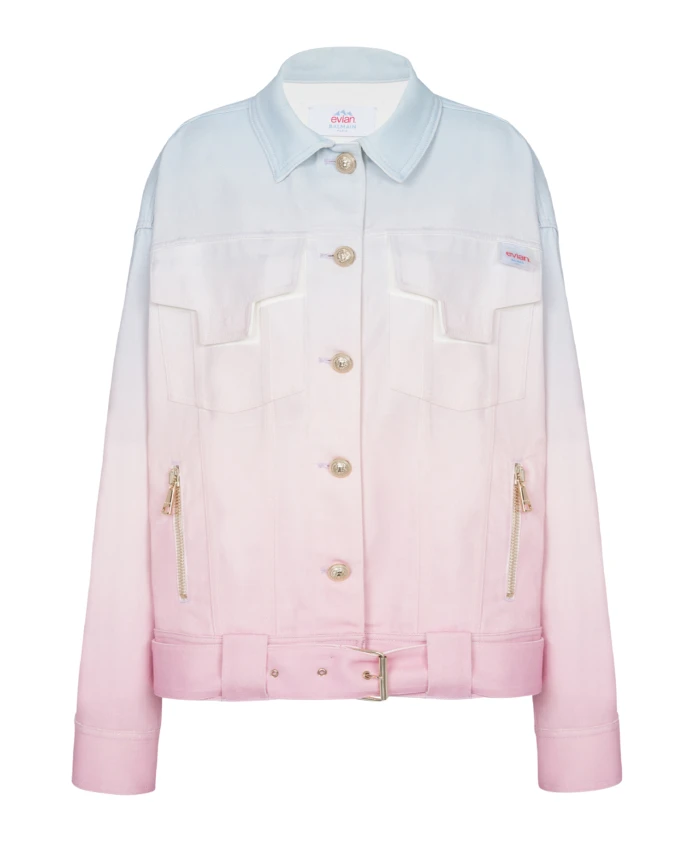 

X Evian куртка оверсайз Balmain, мультиколор