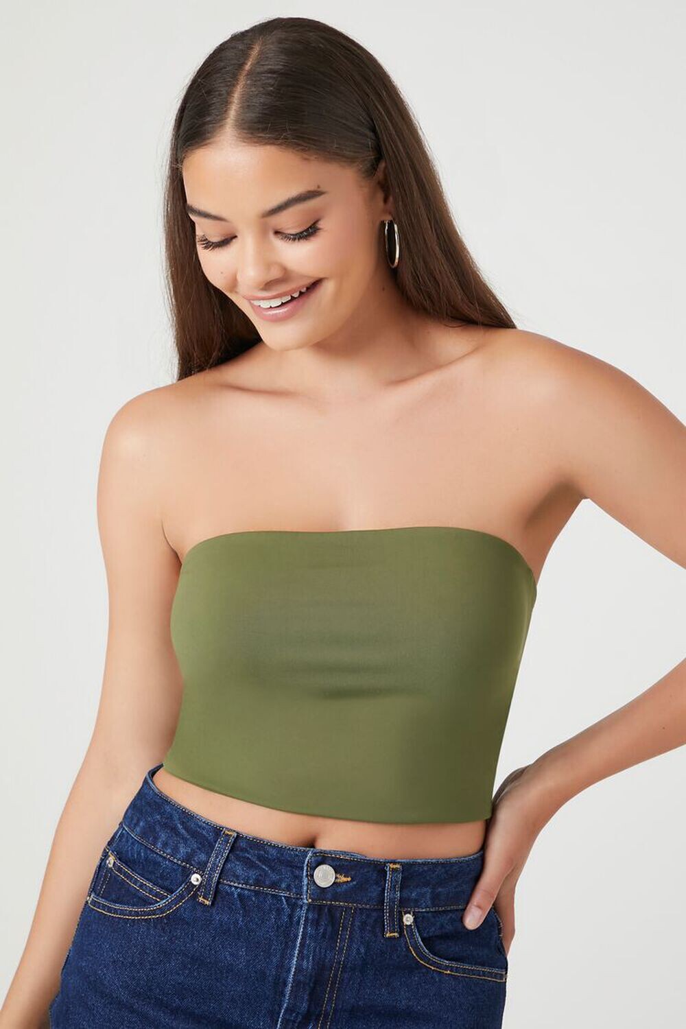 

Укороченный топ-труба Contour Forever 21, кипарис