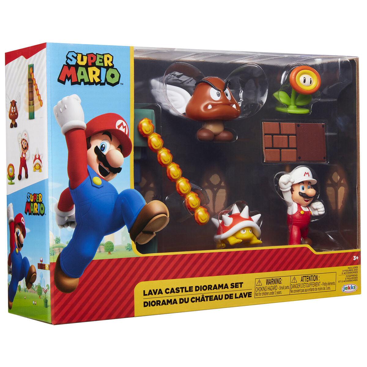 

Супер Марио с фигурками Лавового замка Mario
