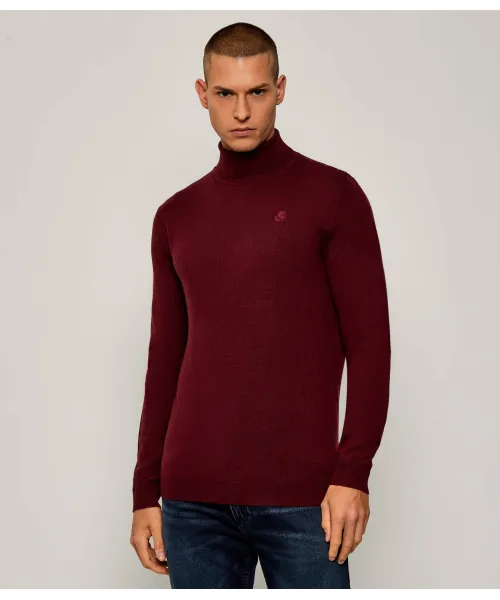 

Шерстяная водолазка Regular fit Karl Lagerfeld, красный