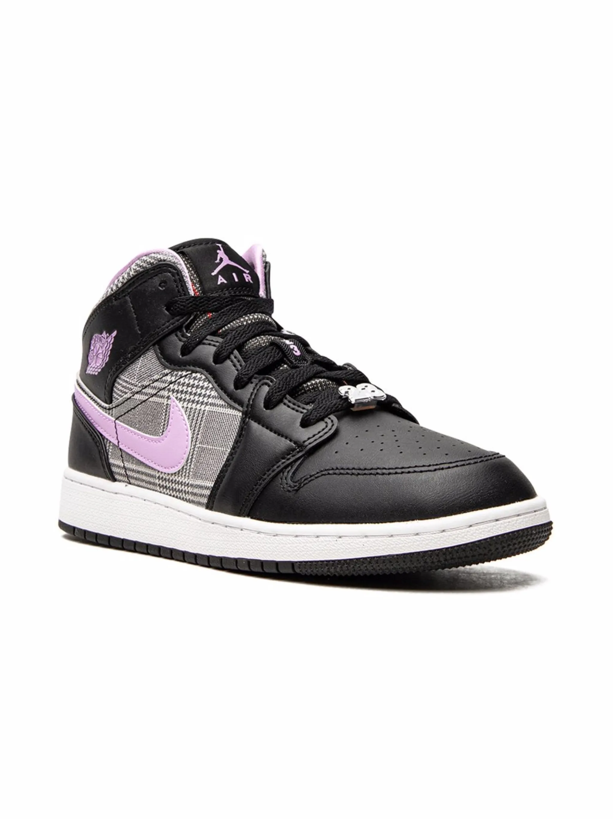 

Кроссовки Air Jordan 1 Mid Jordan Kids, черный