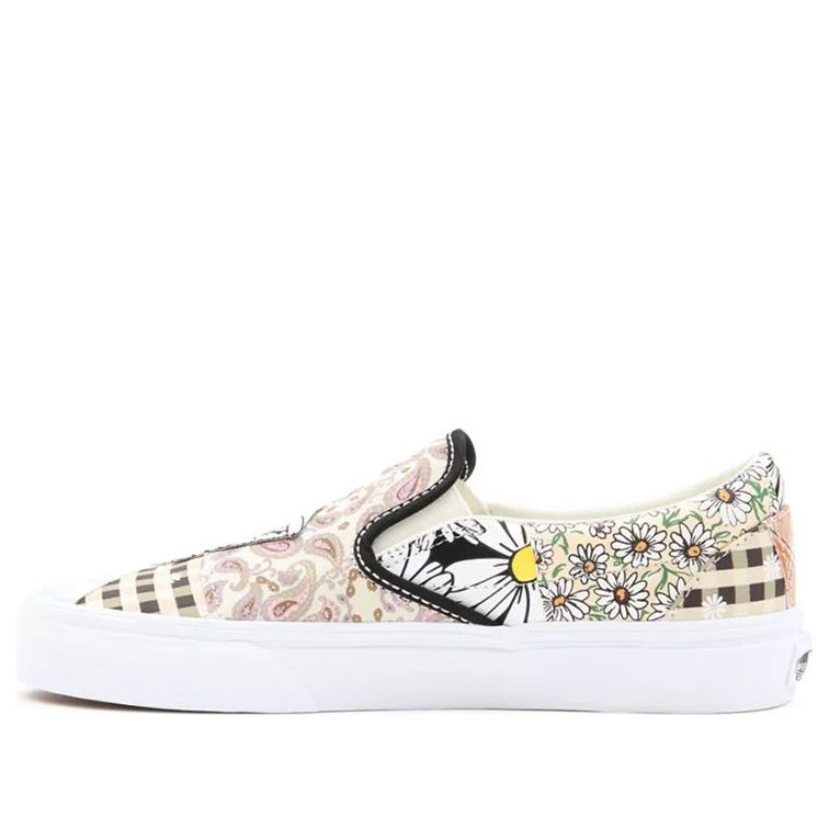 

Кроссовки Vans Meadow Patchwork Classic Slip-on Multi-Print 'Cream Flowers'