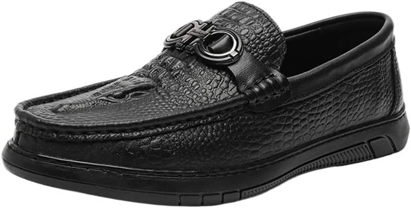 Лоферы мужские повседневные Slip On Black DHFIRUFSHLO